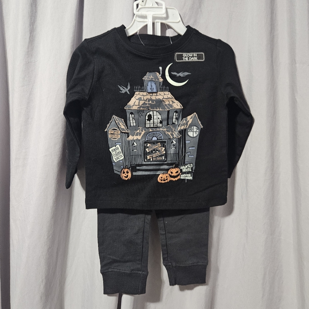 Glow In The Dark Halloween Outfit, 18m‎